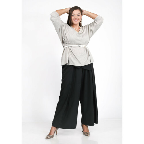 Джемпер Gala Grosso, длинный рукав, размер 58, серый