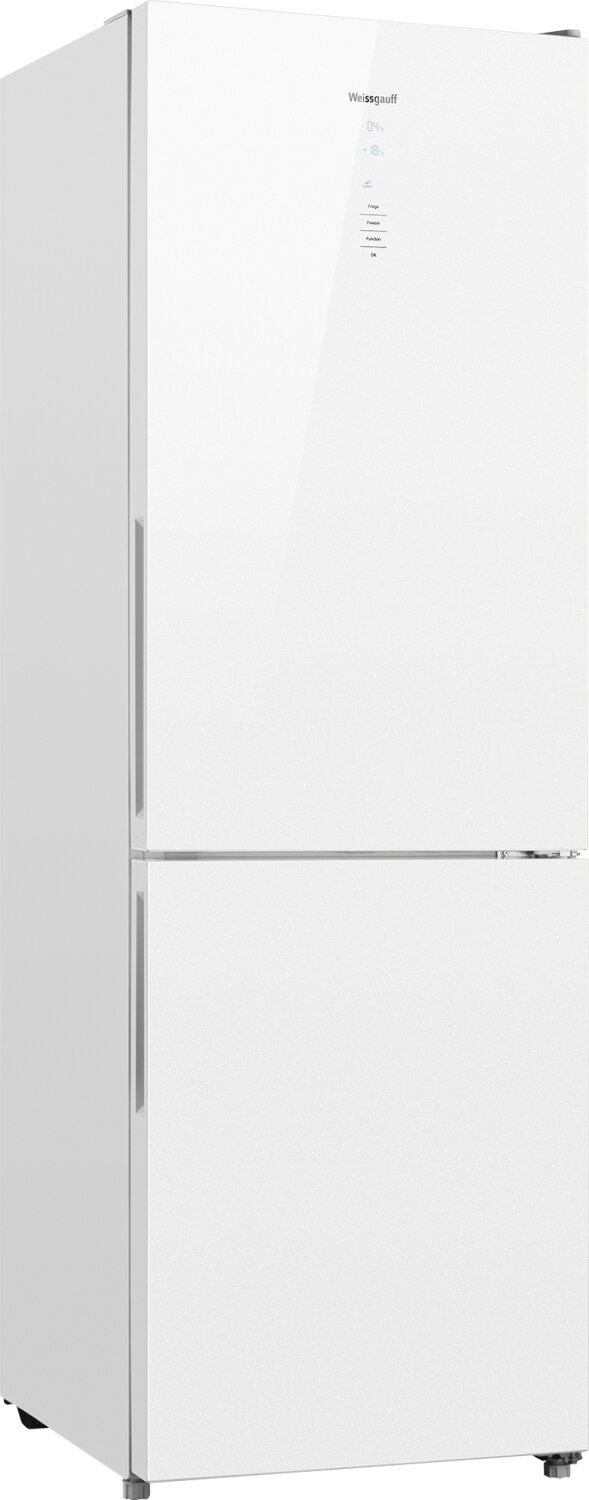 Холодильник двухкамерный Weissgauff WRK 1850 D Full NoFrost White Glass - фото №4