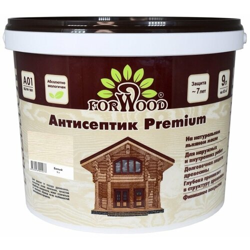 Антисептик вдпф 1601 forwood 9л белый