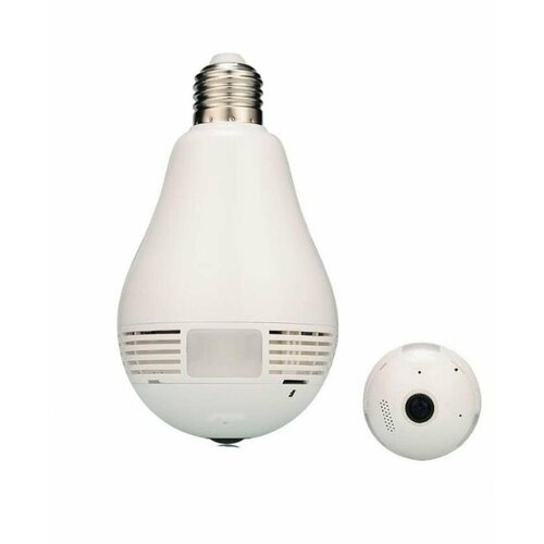 Умная беспроводная панорамная IP- видео камера Wi-Fi лампочка камера 100000₽