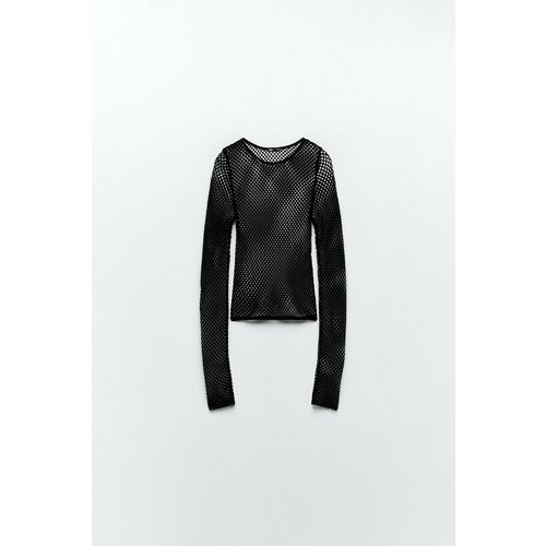 Топ Zara, размер M, черный