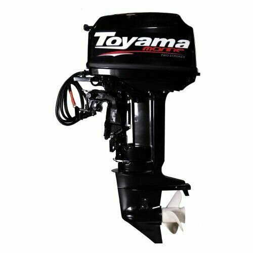 Подвесной лодочный мотор TOYAMA T30AFWS (2 такта, 30 л. с, 55,5 кг) + Масло 2T Outboard 4л