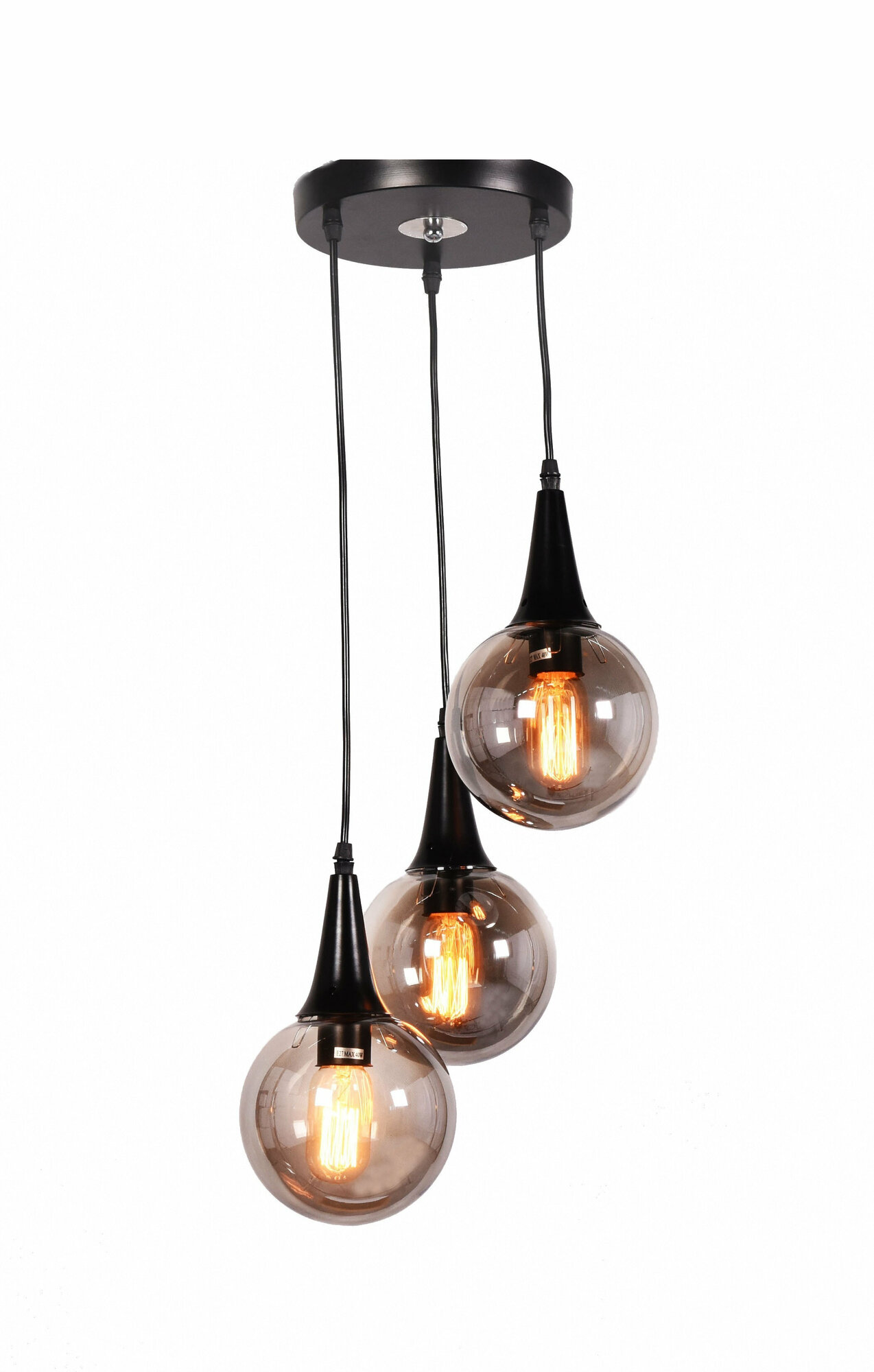 Подвесная люстра Lumina Deco Rocherro LDP 11191-3 BK