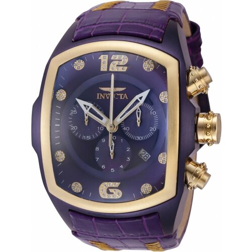 фото Наручные часы invicta наручные часы invicta lupah men purple label damonds 43951, фиолетовый