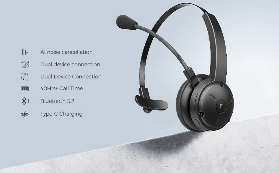 Беспроводная Bluetooth гарнитура SoundPeats A7 Pro, черная — фото 16