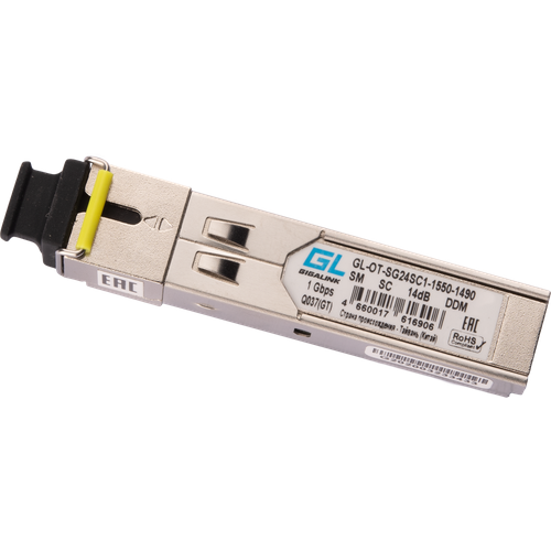 Трансивер GIGALINK (GL-OT-SG24SC1-1550-1490) acd sfp wdm4 80 sfp wdm ddm 1 25gbps sc sm 80 km tx rx 1490 1550nm