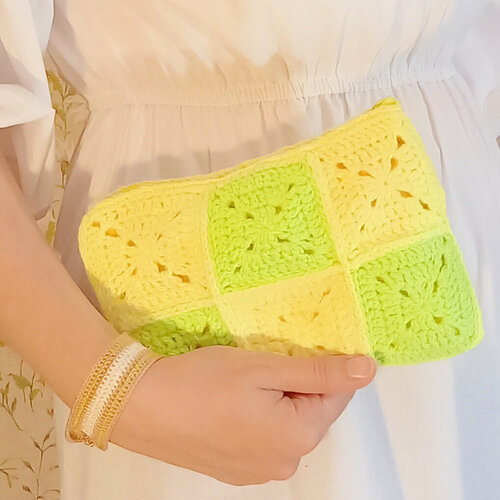 фото Косметичка 1х14х21 см, желтый, зеленый нет бренда