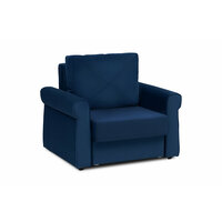 Кресло Mebior Tech Лира еврокнижка темно-синее 103х93х95 см
