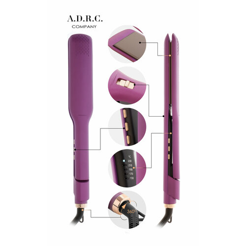 Профессиональный выпрямитель для волос Щипцы утяжок для выпрямления и Плойка утюжок для завивки волос выпрямитель для локоновкерамические лезвия 234400₽