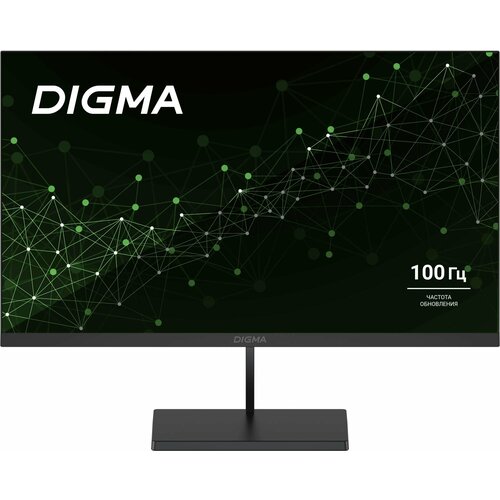 Монитор 21.5 Digma Progress 22A402F, 1920х1080, 100 Гц, VA, черный (dm22vb02) 23 8 монитор digma dm monb2401 1920x1080 75 гц va серебристый черный