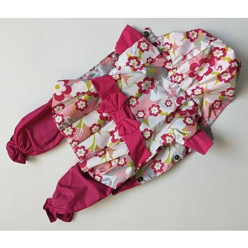 Комбинезон дождевик для собак лёгкий 