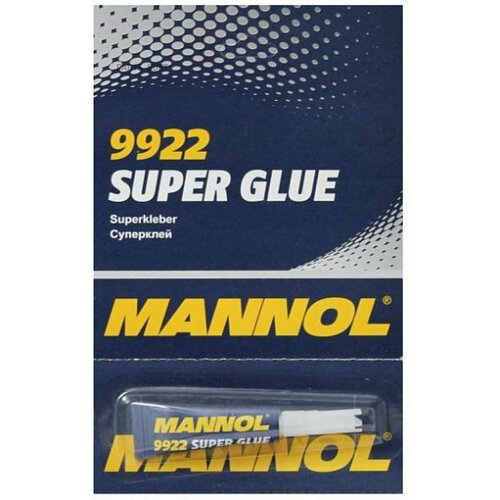 MANNOL 2439 9922. Суперклей (3г) (цена за блистер 12 шт.)