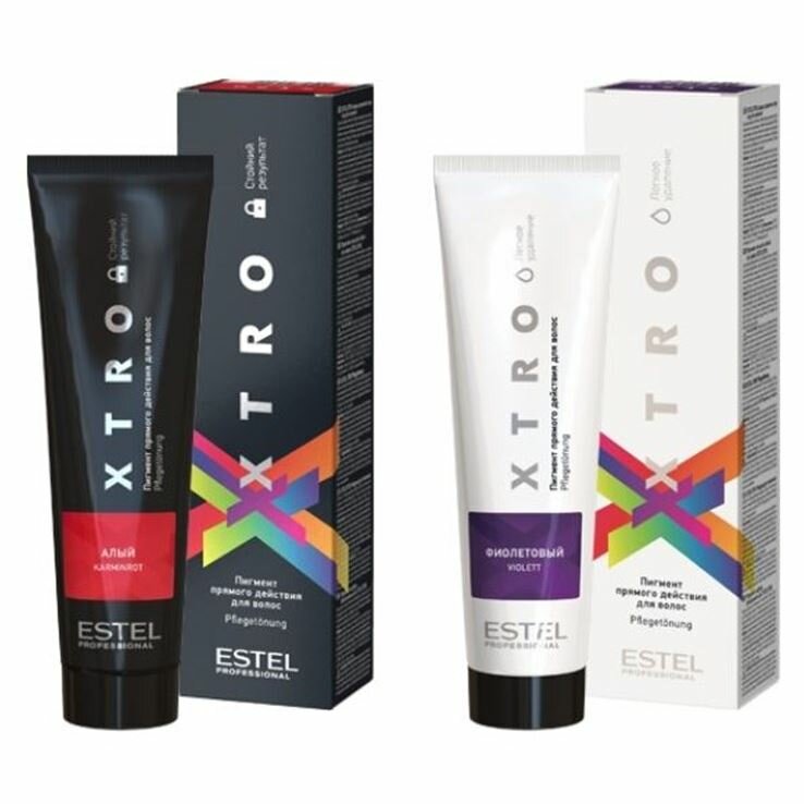 Краска для волос Estel Professional Coloring Hair XTRO Пигмент прямого действия, Пигмент прямого действия для волос, Металлик