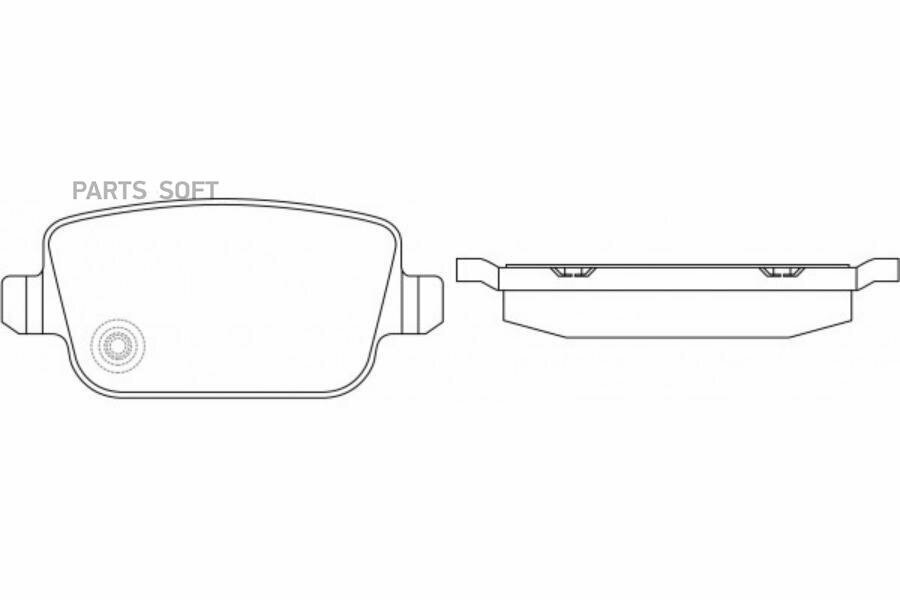 SB NAGAMOCHI BP51461 Колодки тормозные задние (FORD GALAXY/MONDEO/S-MAX/ VOLVO S80/XC70/FREELANDER BP51461