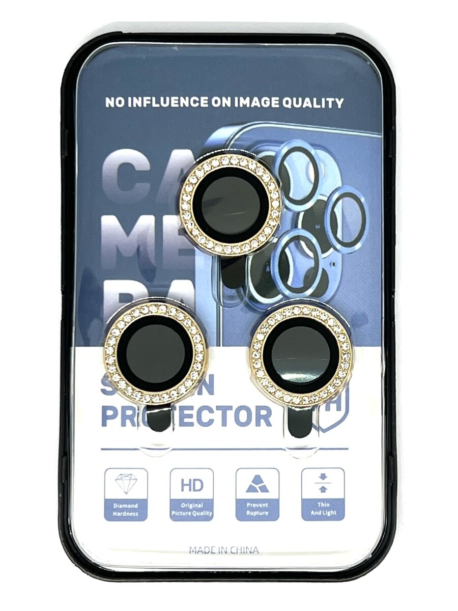 Сверкающая защита линз камеры для iPhone 13 Pro/13 Pro Max