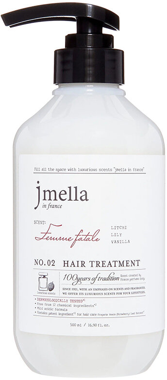 JMELLA IN FRANCE FEMME FATALE HAIR TREATMENT Маска для волос "Личи, лилия, ваниль"