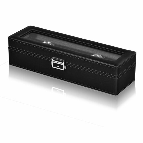 Шкатулка для 3 часов Jebely, натуральная кожа