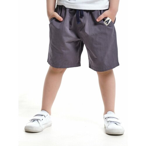 фото Шорты mini maxi, размер 122, серый