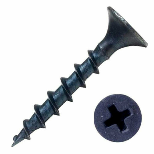 Саморезы черные по дереву 3.5 х 19 мм, (15кг) оксидированные