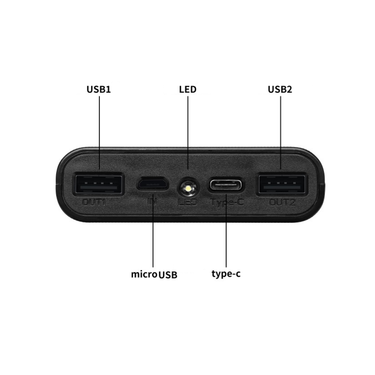 Корпус Run Energy для Power Bank 5V/2.1A 4х18650 (KA4)