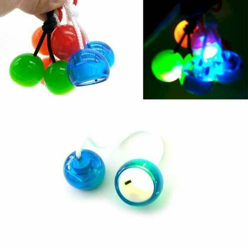 Йо-йо для пальцев светящиеся шарики Болтун Thumb Chucks четки для пальцев 249₽