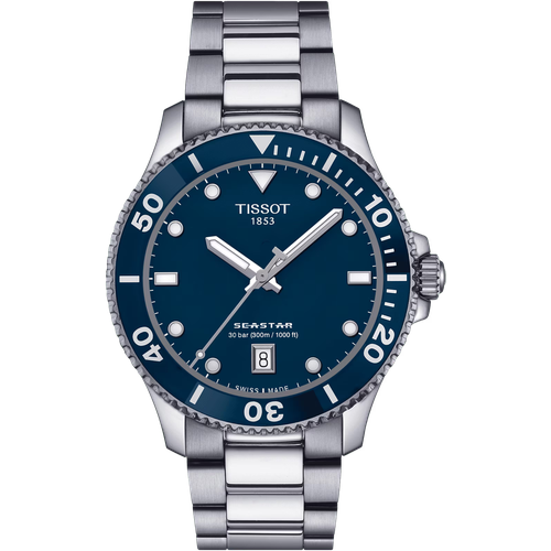 фото Наручные часы tissot t1204101104100, синий, серебряный