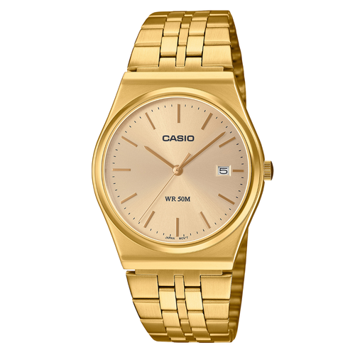 фото Наручные часы casio collection mtp-b145g-9a, золотой