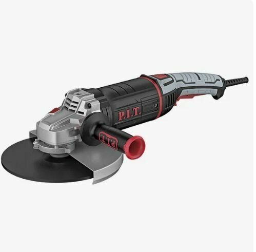 Сетевая угловая шлифовальная машина P.I.T. PWS230-C3, 230мм, 2.4кВт, плавный пуск, поворотная ручка - фото №13