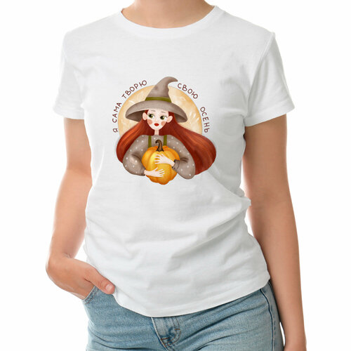 фото Футболка roly, размер s, белый