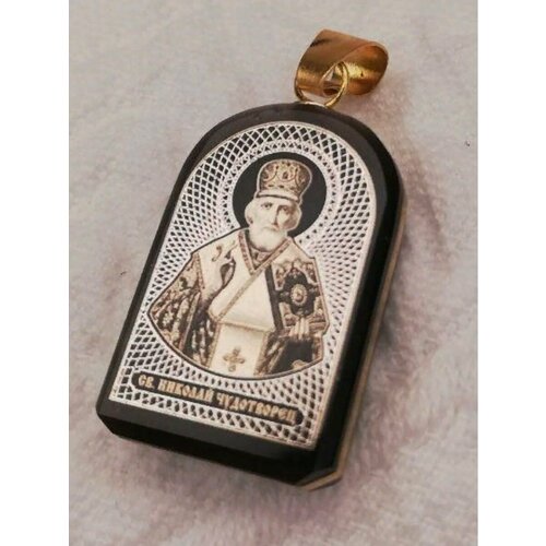 Подвеска, коричневый