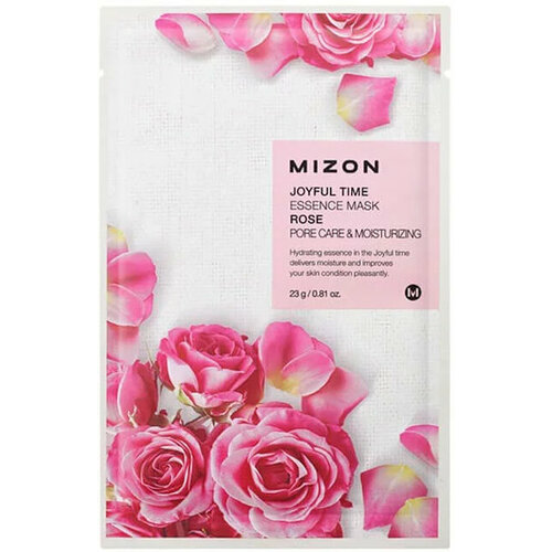 Mizon~Успокаивающая тканевая маска для проблемной кожи~Joyful Time Essence Mask Rose успокаивающая сыворотка для проблемной кожи café