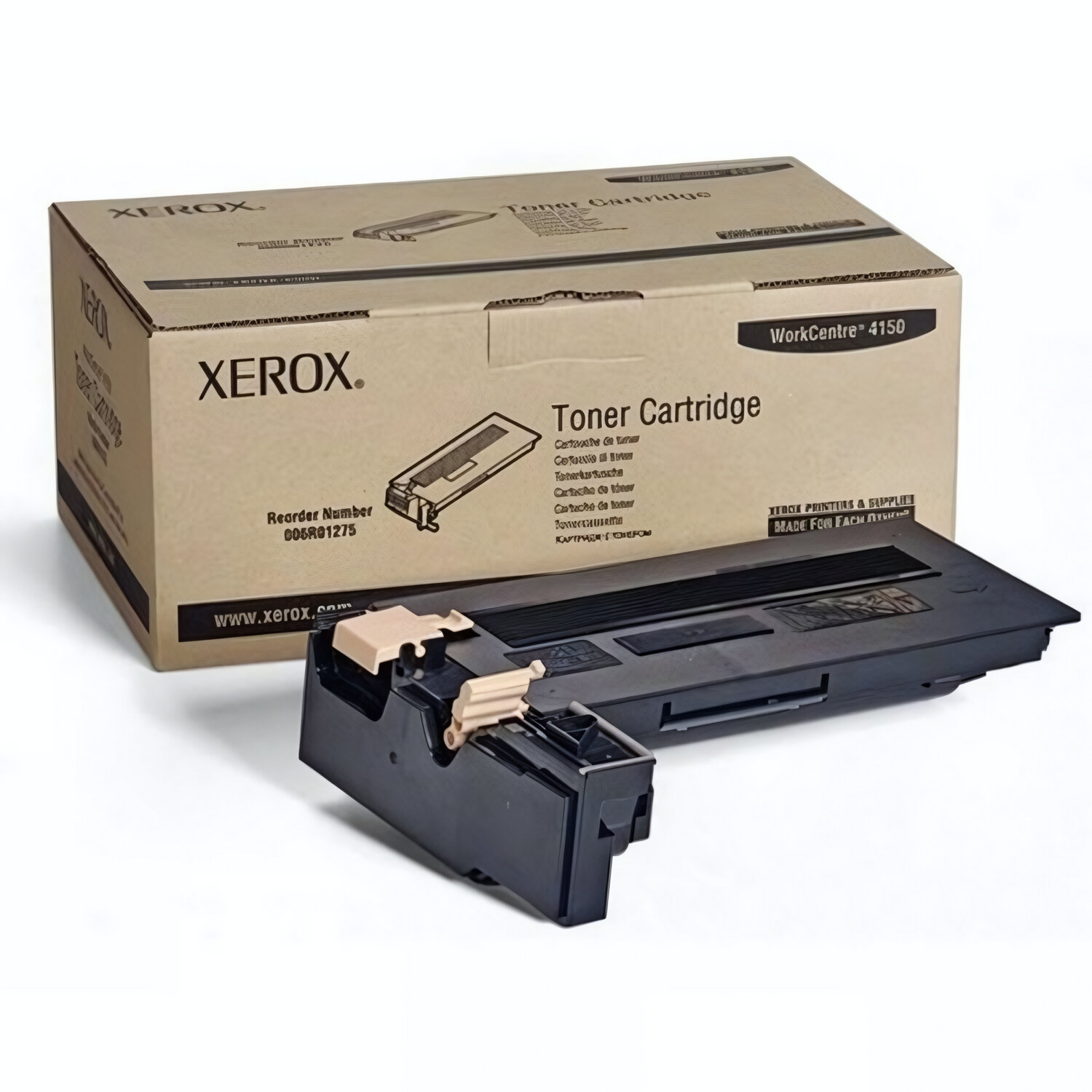 006R01276/006R01275 Тонер-картридж Xerox черный для моделей WC 4150/4150S/4150X/4150XF, ресурс 20 000 стр.