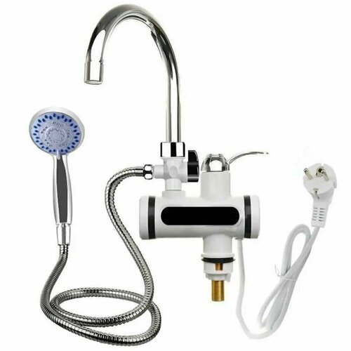 Проточный электрический кран водонагреватель Instant Electric Heating Water Faucet с лейкой 189000₽