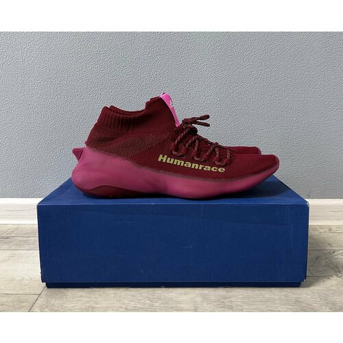 Кроссовки adidas HumanRace Sichona, полнота 10, размер 9UK, бордовый adidas originals x pharrell williams 0 to 60 bos