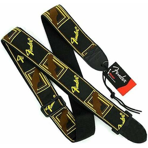 Fender 2 MONOGRAMMED B/Y/B STRAP Ремень