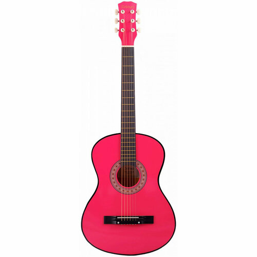 DAVINCI DF-50A NP гитара акустическая шестиструнная, цвет неоново-розовый