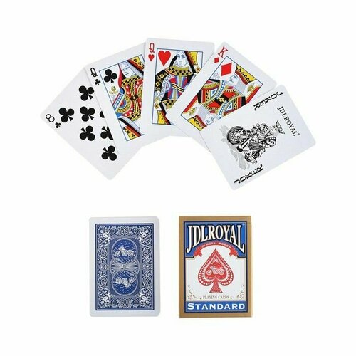 Карты игральные бумажные Jdlroyal 280 гм2 пластиковое покрытие 514₽