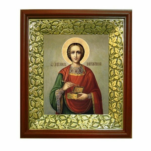 Икона Пантелеймон Целитель (26,5*29,7 см), арт СТ-09079-5