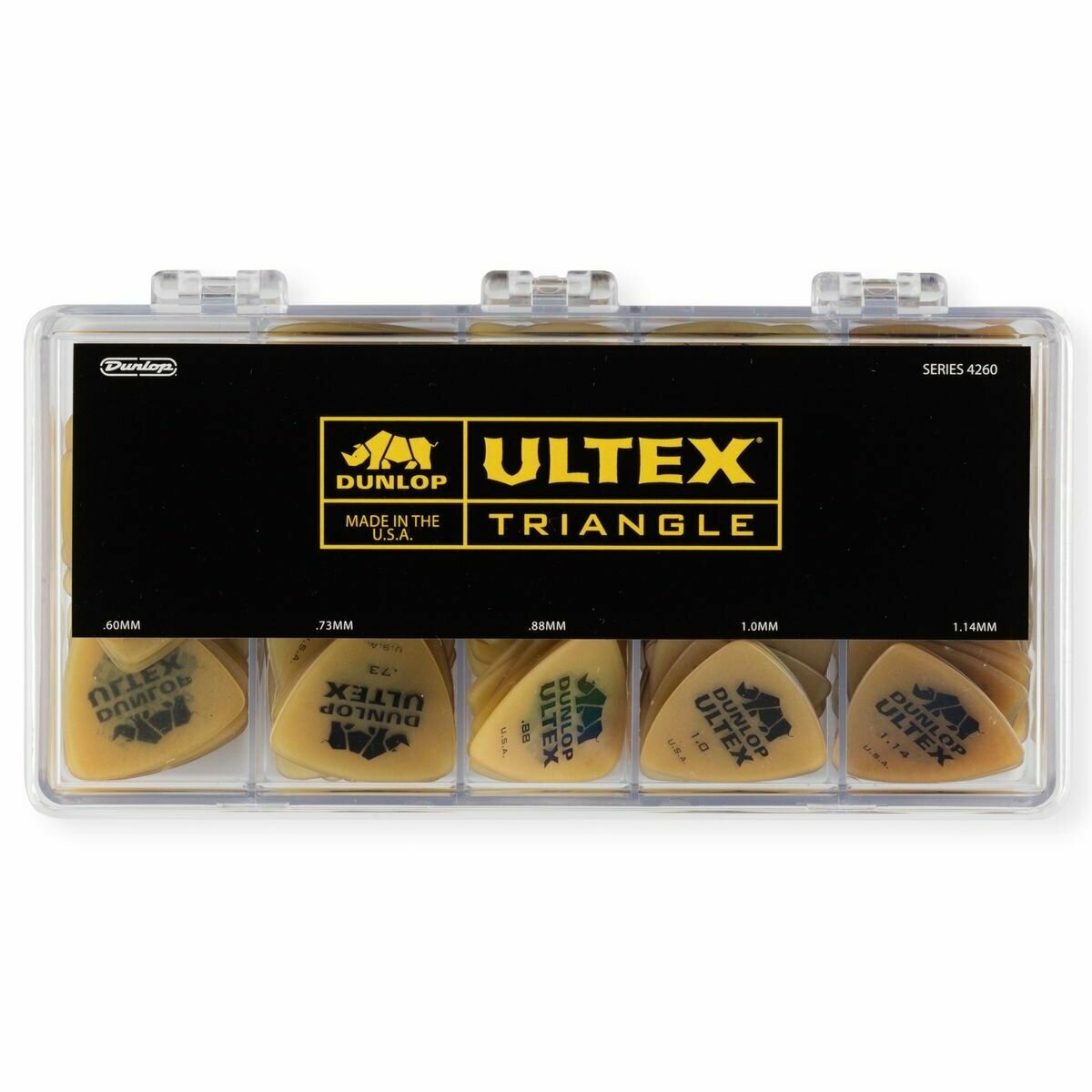 Dunlop 4260 ultex triangle display коробка с медиаторами, 060, 073, 100, 114, 088 - 36 шт, 180 шт