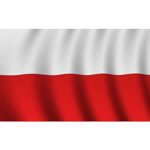 флаг москвы 90х135см Флаг Польши 90*135см Полиэфирный шелк