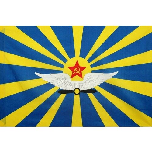 Флаг ВВС СССР эмблема мо ввс на тулью большая звезда крылья