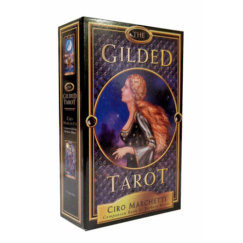 Карты Таро Gilded Tarot Royale Reprint / Королевское Золотое Таро TAROMANIA