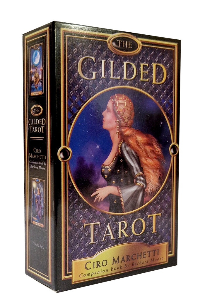 Карты Таро "Gilded Tarot Royale" Reprint / Королевское Золотое Таро TAROMANIA