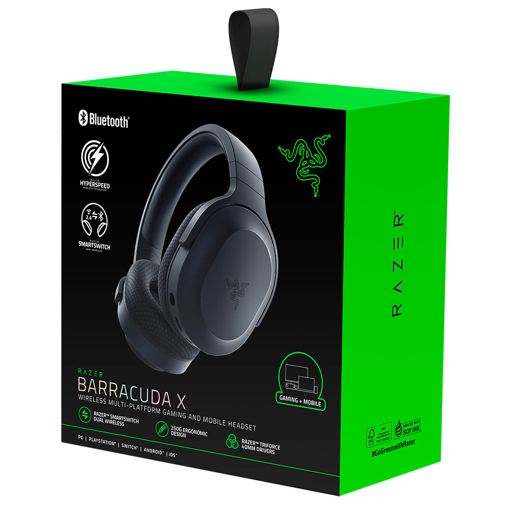 Гарнитура беспроводная Razer RZ04-03790100-R3M1 7.1 Virtual, для Nintendo Switch, PS5, Xbox Series X|S, охватывающие, 20 Гц - 20000 Гц, 32Ω, - фото №9