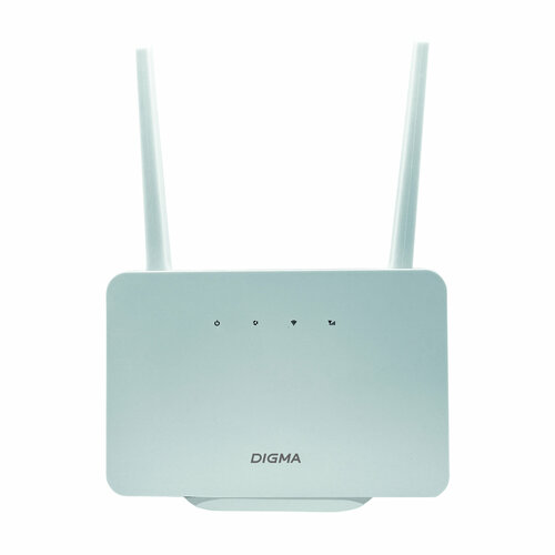 Интернет-центр Digma HOME (D4GHMAWH) 10/100BASE-TX/4G(3G) cat.4 белый