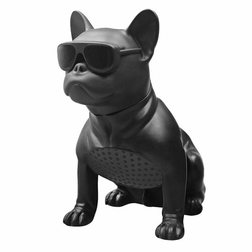 Колонка собака мопс M12 черный 13 см 106900₽