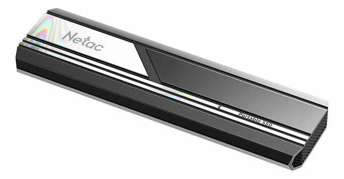 Ssd накопитель Netac ZX10 2TB USB 3.2 Gen 2 Type-C External SSD, R/W up to 1050/1050MB/s, with USB C to A cable and 10Gbps USB C to C cable 5Y wty (NT01ZX10-002T-32BK) - фото №2