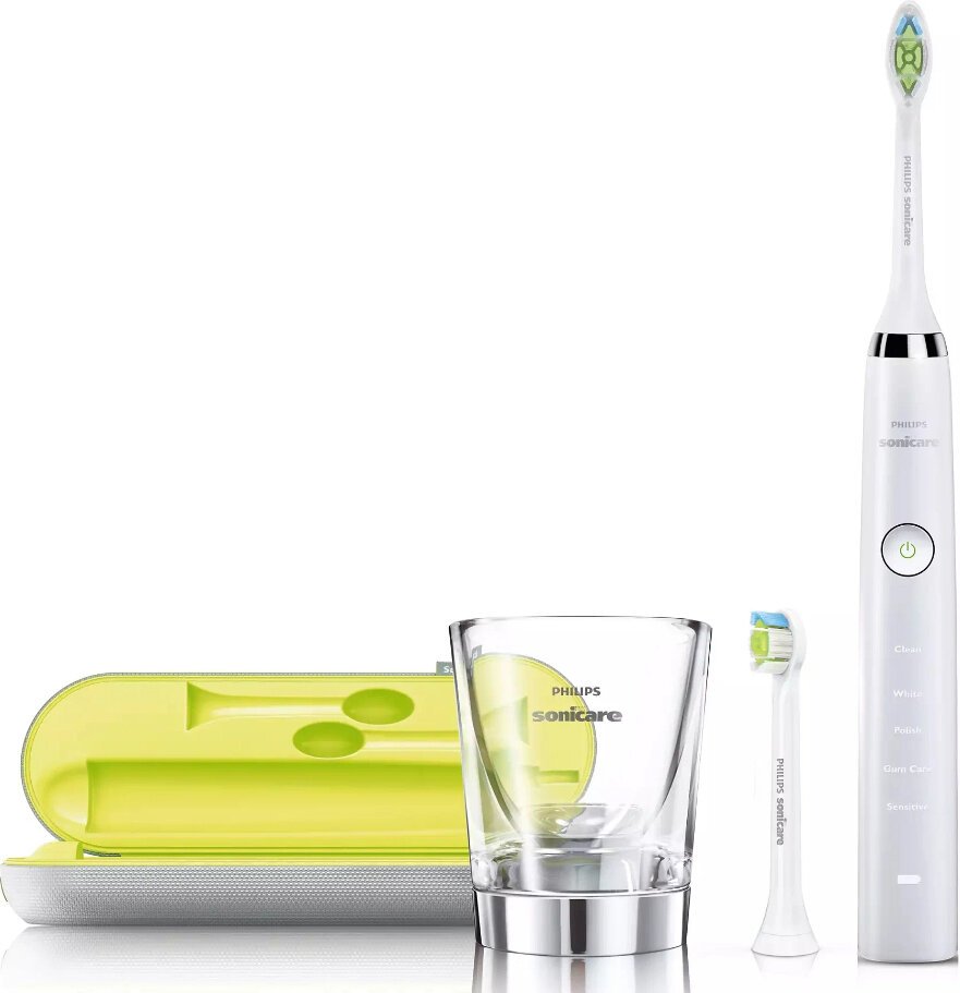 Электрическая зубная щетка Philips Sonicare DiamondClean HX9332/04, белый