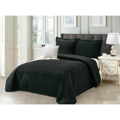 Велюровое Покрывало Танго Casablanca евро размер 230х250 см 2 наволочки 50х70 см 6200₽