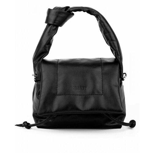 фото Сумка макей, фактура стеганая, черный